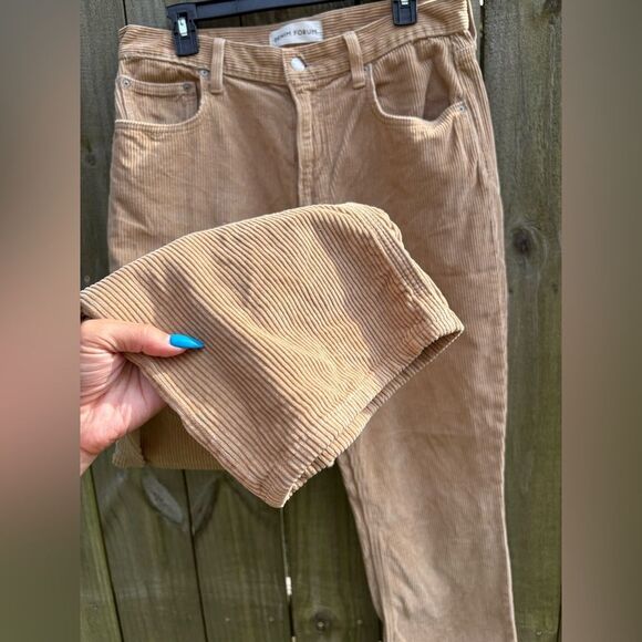 Denim forum the Arlo high rise straight corduroy Pants Size 32 - Picture 5 of 10